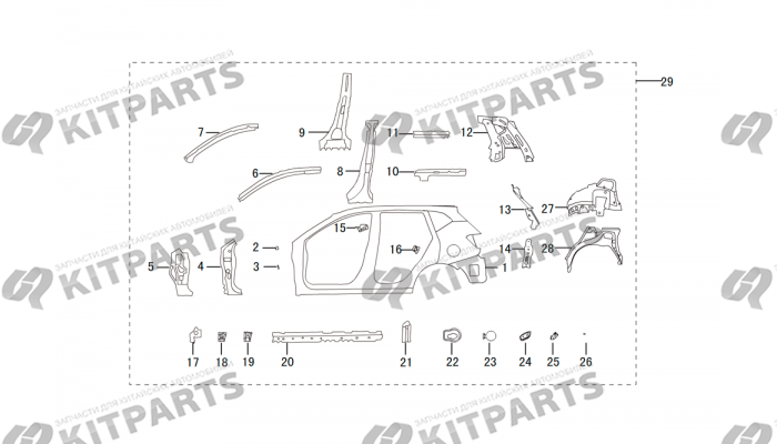 Боковая панель Haval H2